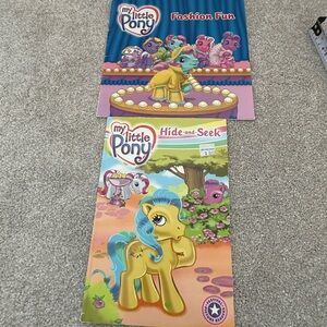 My Little Pony Fashion Fun and Hide-and-Seek Books - Blue and Yellow